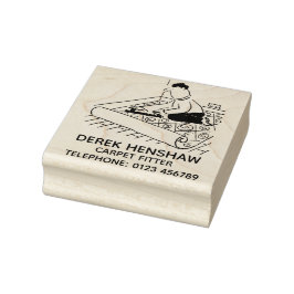 Sello De Caucho El filtro de alfombras que pone una alfombra