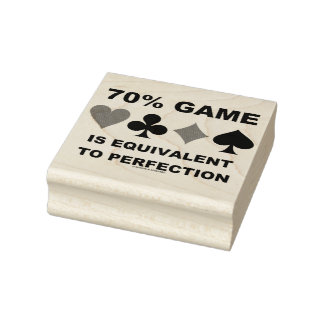 Sello De Caucho El Juego Del 70% Es Equivalente Al Humor Puente Pe