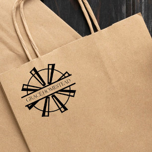 Sello De Caucho El mercado de los granjeros caseros de los molinos