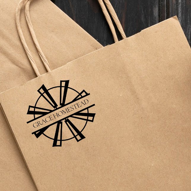 Sello De Caucho El mercado de los granjeros caseros de los molinos (Subido por el creador)