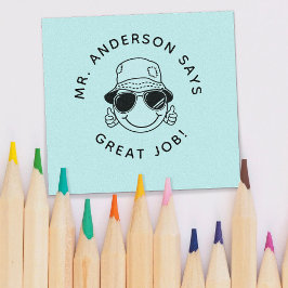 Sello De Caucho El profesor personalizado vuelve al regalo escolar