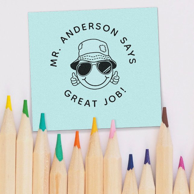 Sello De Caucho El profesor personalizado vuelve al regalo escolar (Subido por el creador)