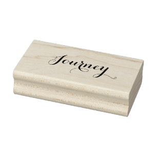 Sello De Caucho El viaje de la boda o corrige a su tipografía de