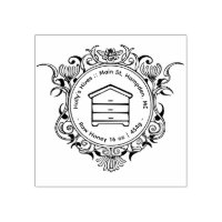 Elaboración de la colmena del marco de la abeja de