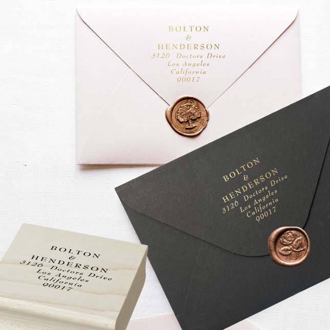 Sello De Caucho Elegante Boda de Wreath Floral Glitz Gold (Subido por el creador)