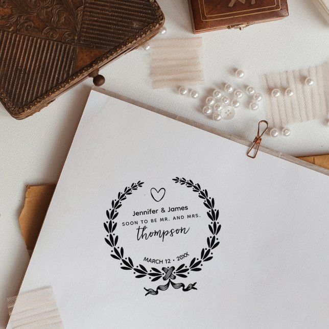 Sello De Caucho Elegante Guardar la fecha (Subido por el creador)