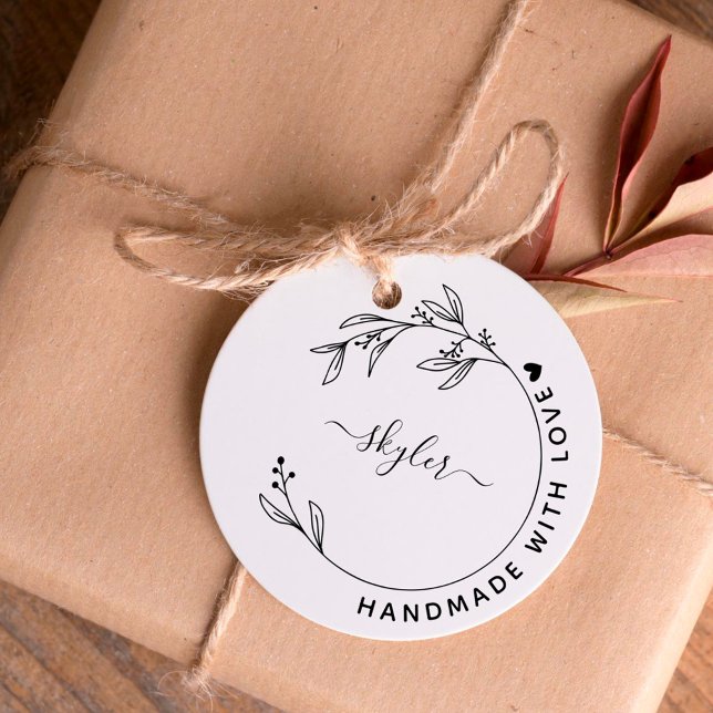 Sello De Caucho Elegante hecho a mano con nombre personalizado de  (Subido por el creador)