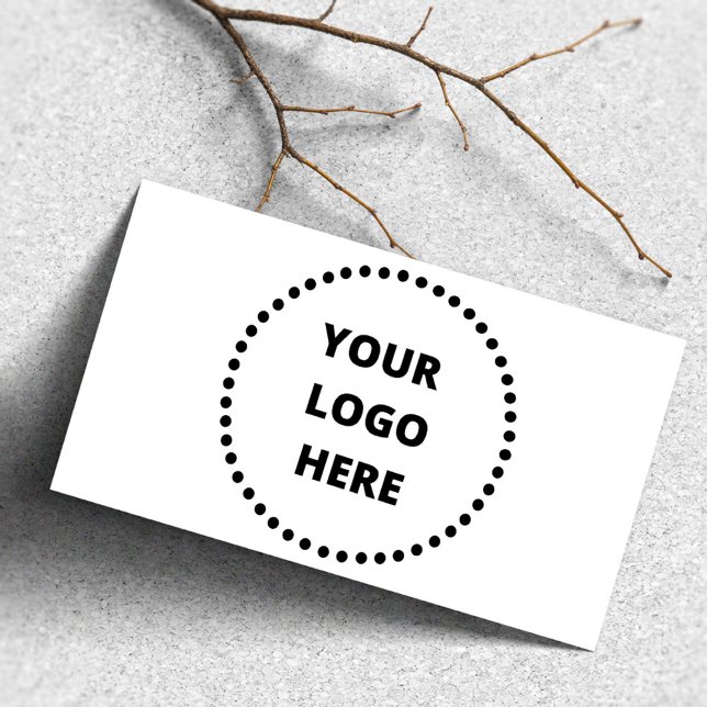 Sello De Caucho Elegante marco redondeado de diseño con el logotip (Subido por el creador)