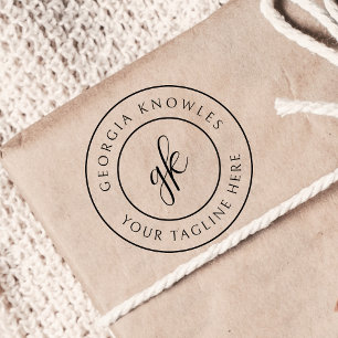 Sello De Caucho Elegante negocio profesional Minimalista