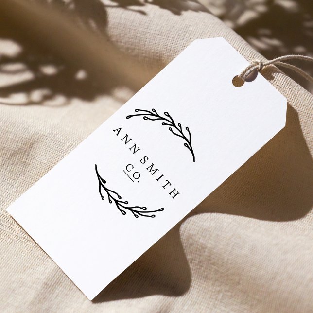 Sello De Caucho Elegante nombre del logotipo comercial del Persona (Subido por el creador)