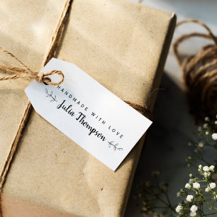 Sello De Caucho Elegante Personalizado Hecho a Mano Con Amor