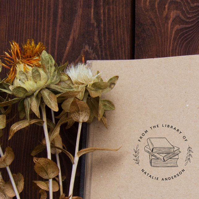 Sello De Caucho Elegante Sale Personalizado De La Biblioteca De (Subido por el creador)