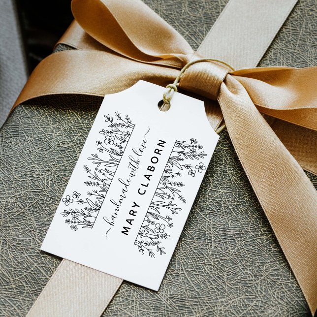 Sello De Caucho Elegante Wildflowers Nombre Personalizado Hecho A  (Subido por el creador)