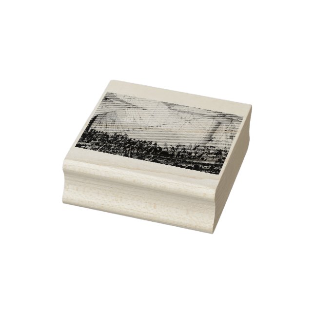 Sello De Caucho Embarcadura del Palatino Elector (Sello)