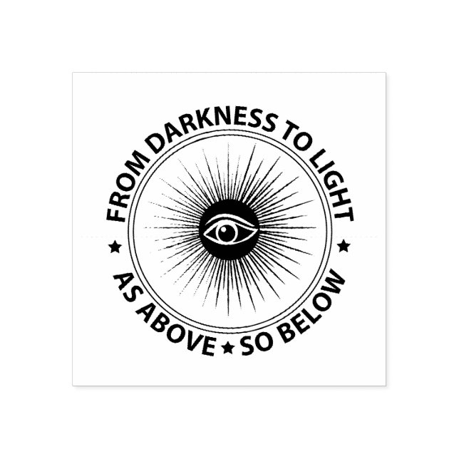 Sello De Caucho Emblema de masonería (Impresión)