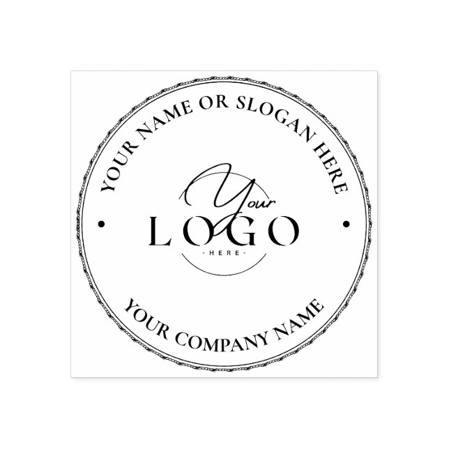 Sello De Caucho Empresa MODERNA de logotipos personalizados (Impresión)