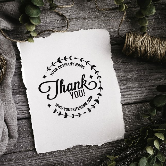 Sello De Caucho Empresa y sitio personalizado, gracias (Subido por el creador)