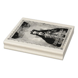 Sello De Caucho Empress Menen Jah Rastafari Wood Art Stamp