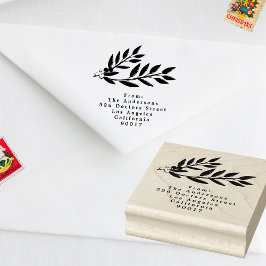 Sello De Caucho Encantador Navidad Clásico Elegante