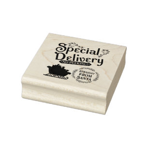 Sello De Caucho Entrega especial directamente desde Santa