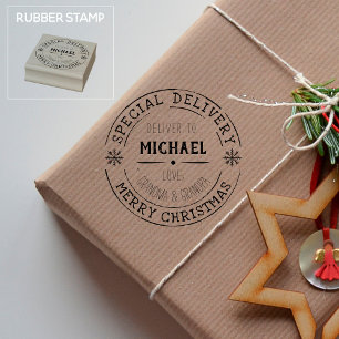 Sello De Caucho Entrega especial personalizada Regalo a los abuelo