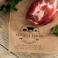Esbozo de vintage | Logotipo de granja de cerdo y 