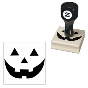 Sello De Caucho Escandalosa calabaza de calabaza de Jack o lantern