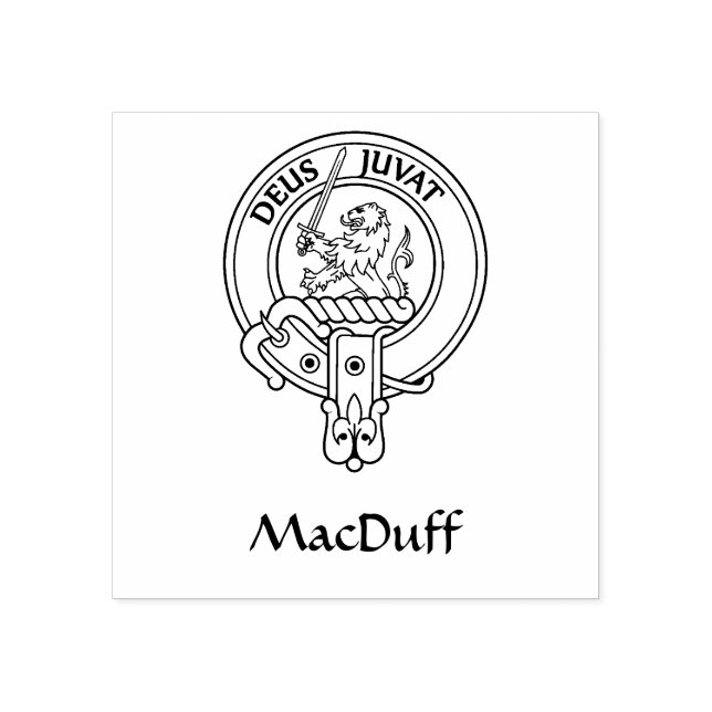 Sello De Caucho Escudo de Clan MacDuff [Edit] (Impresión)