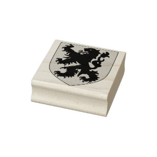 Sello De Caucho Escudo de Flandes