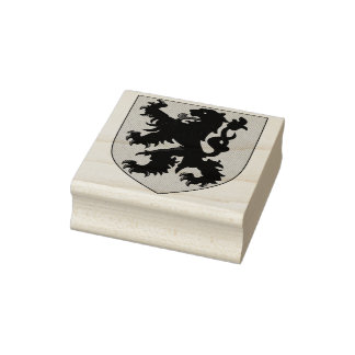 Sello De Caucho Escudo de Flandes