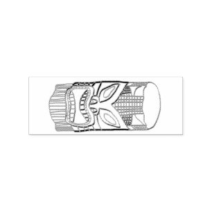 Sello De Caucho Escultura Thunder_Cove de Tiki