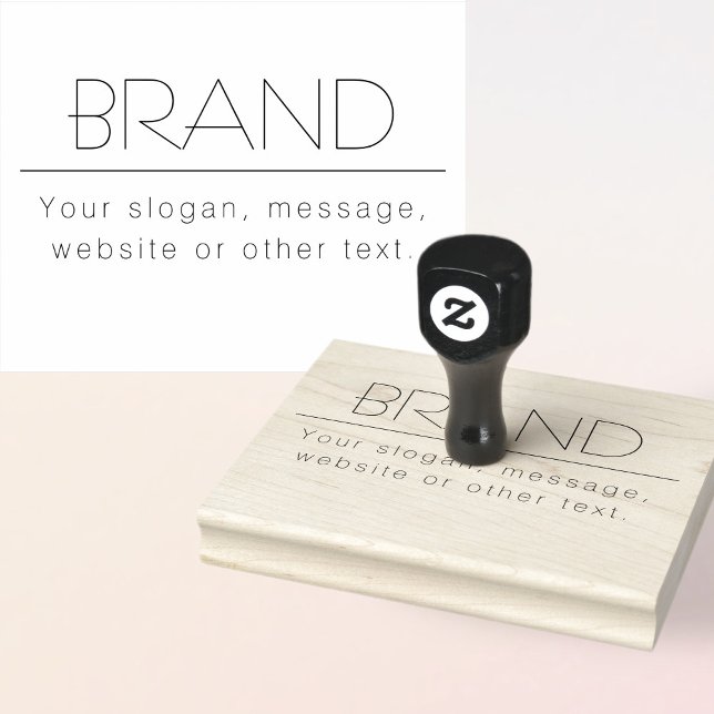 Sello De Caucho Eslogan, dirección o cualquier otro texto de estil (Subido por el creador)