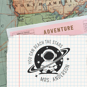 Sello De Caucho Espacio AgradableSe Puede Llegar Al Profesor De La