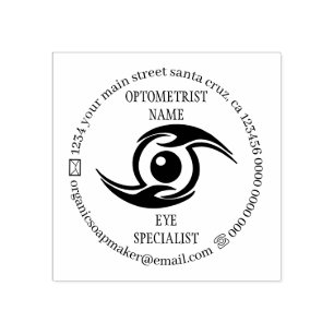Sello De Caucho especialista en ojos optometrista