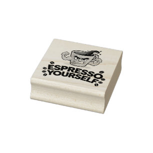 Sello De Caucho Espresso tú mismo - Gracioso diseño de los amantes