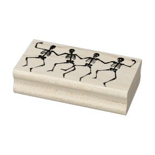 Sello De Caucho Esqueletos de baile