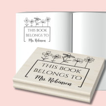 Esta Etiqueta De Libro Pertenece A Wildflower