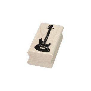 Sello De Caucho estampado artístico de bajo