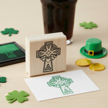 Estampado de arte de Claddagh Cross Wood