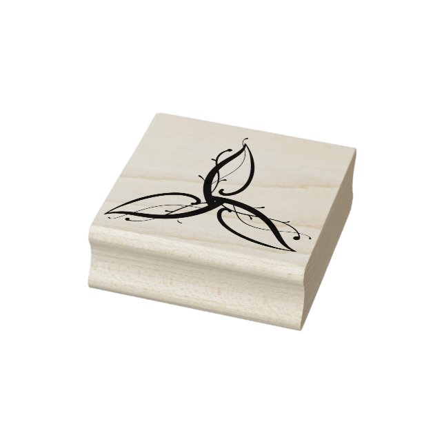 Sello De Caucho estampado de arte de las viñas celtas (Sello)