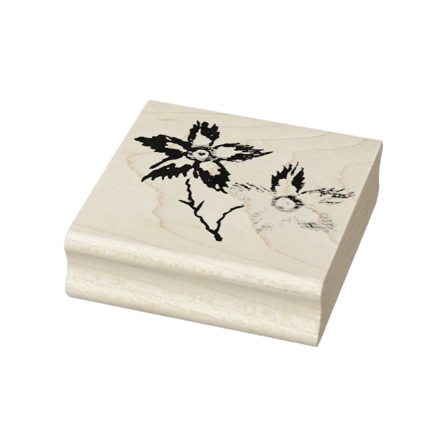 Sello De Caucho estampado de arte de madera (Sello)