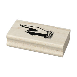 Sello De Caucho Estampado de arte de madera de mano