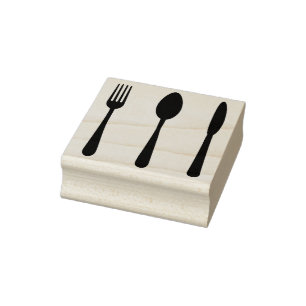 Sello De Caucho estampado de arte de plata