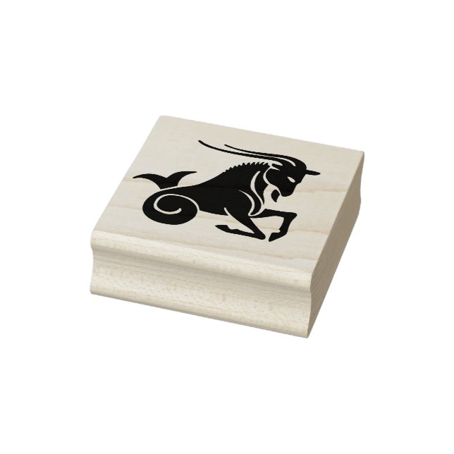 Sello De Caucho estampado de arte de zodiac capricornio (Sello)