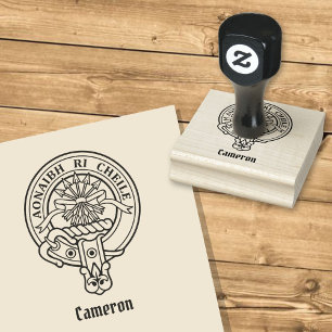 Sello De Caucho Estampado de caucho Escudo de Clan Cameron