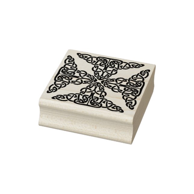 Sello De Caucho estampado de cruz celeste (Sello)