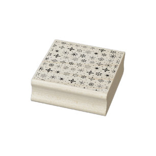 Sello De Caucho Estampado de estrellas retro