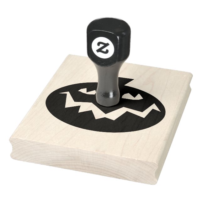 Sello De Caucho Estampado de goma de calabaza Goofkin Halloween St (Sello)