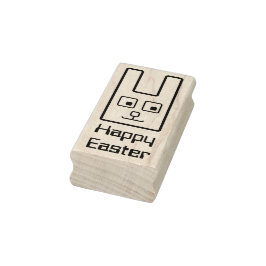 Sello De Caucho Estampado de goma de conejo de Pascua