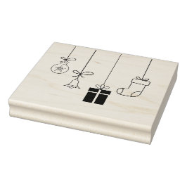 Sello De Caucho Estampado navideño